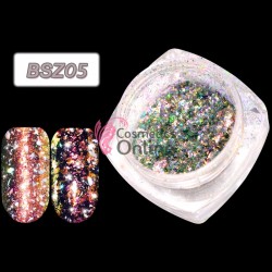 Fulgi de gheata Aurora Charm Chameleon Gradient de unghii Cod BSZ05